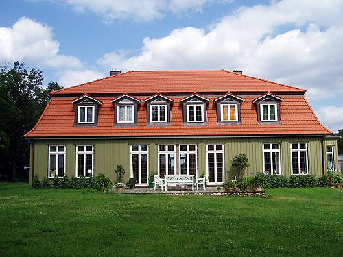 das holzhaus nach der fertigstellung